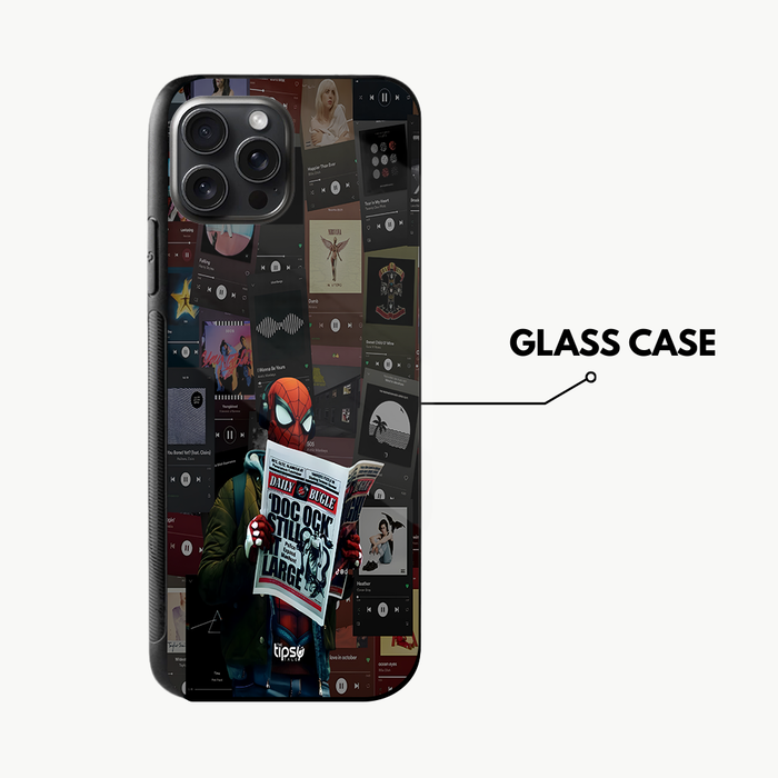 "SPIDERMAN PLAYLIST" -Mobile Covers Shock Resistant, Slim & Stylish Cases