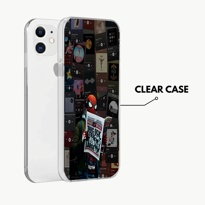 "SPIDERMAN PLAYLIST" -Mobile Covers Shock Resistant, Slim & Stylish Cases