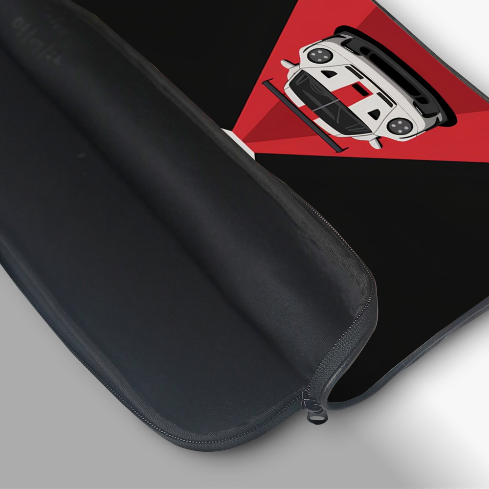 "911- LEGACY OF SPEED" Laptop Sleeves:Bold Modern Design for Every Size