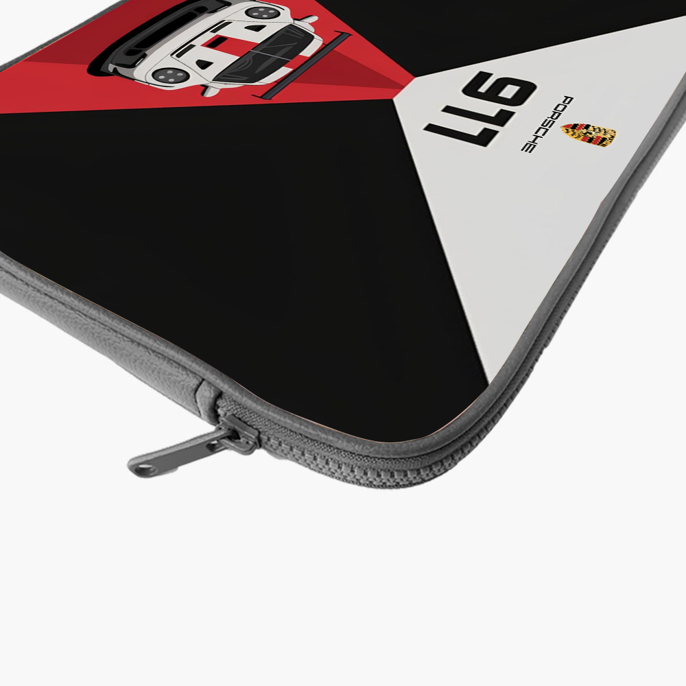"911- LEGACY OF SPEED" Laptop Sleeves:Bold Modern Design for Every Size