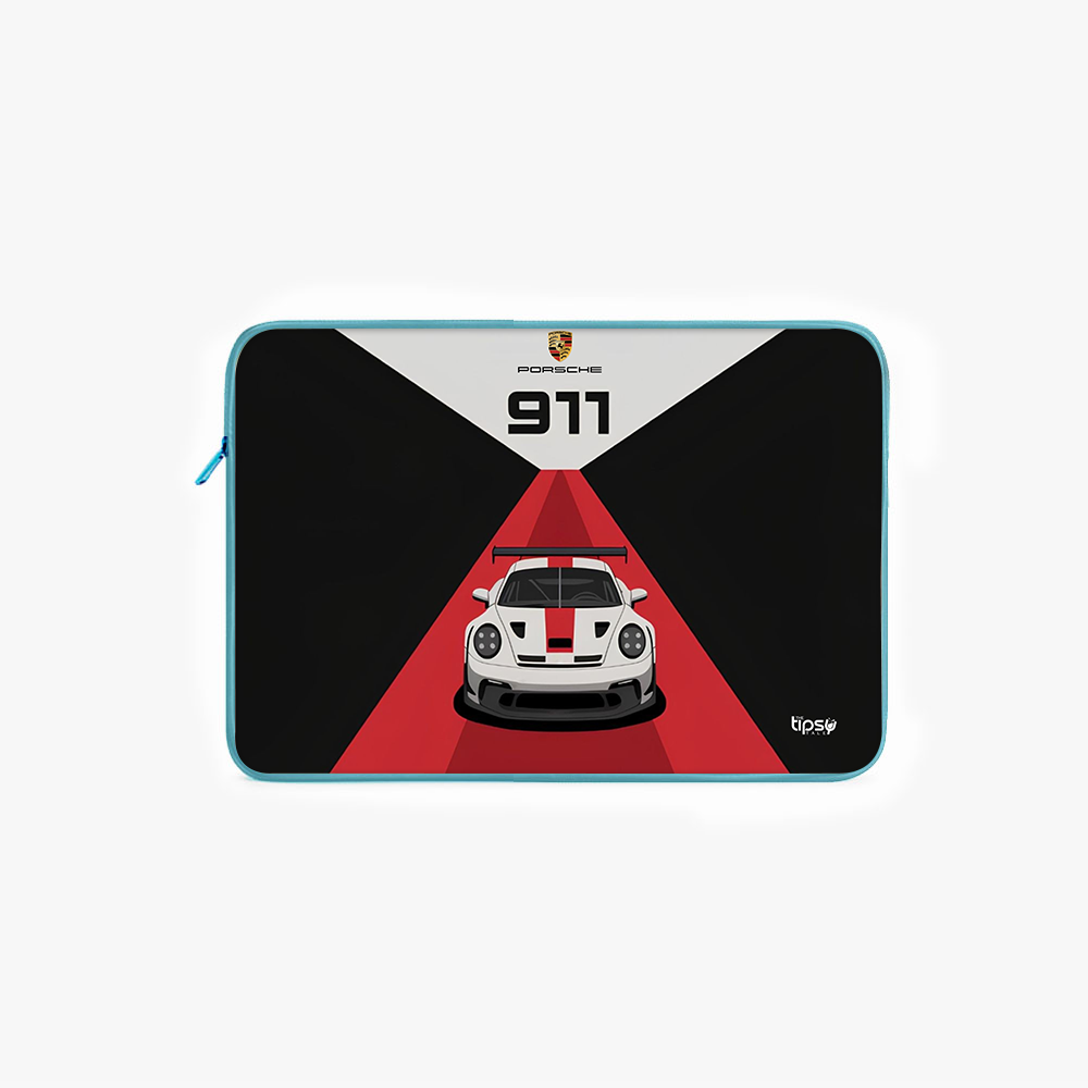 "911- LEGACY OF SPEED" Laptop Sleeves:Bold Modern Design for Every Size