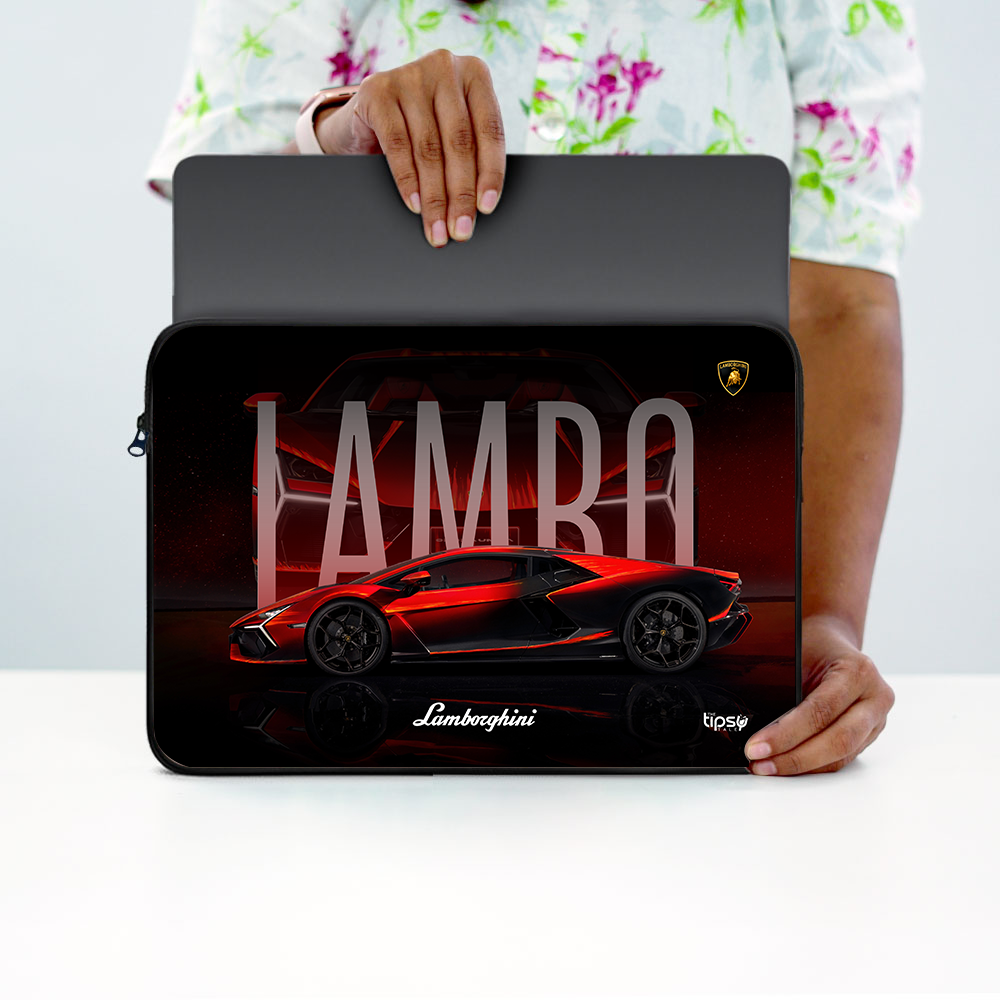 "LAMBO REVUELTO" Laptop Sleeves:Bold Modern Design for Every Size