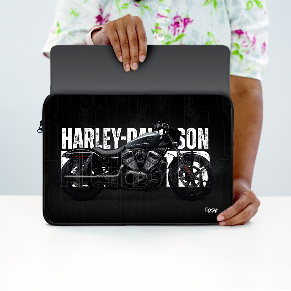 "HARLEY- DAVIDSON NIGHTSTER" Laptop Sleeves:Bold Modern Design for Every Size