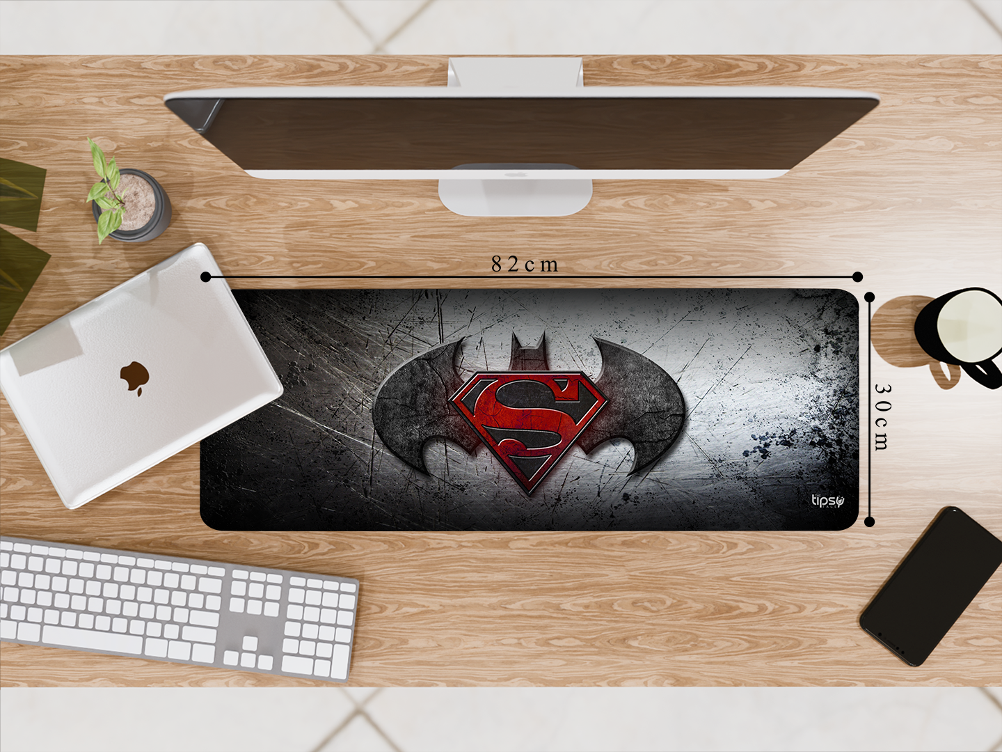 "BATMAN VS SUPERMAN" Gaming Mousepad- Elevate Your Gaming Experience