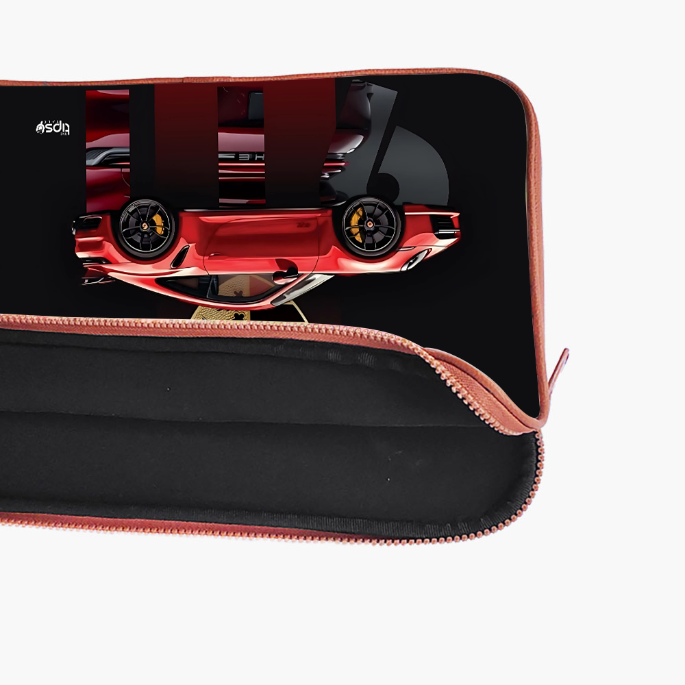"911 RED PORSCHE" Laptop Sleeves:Bold Modern Design for Every Size