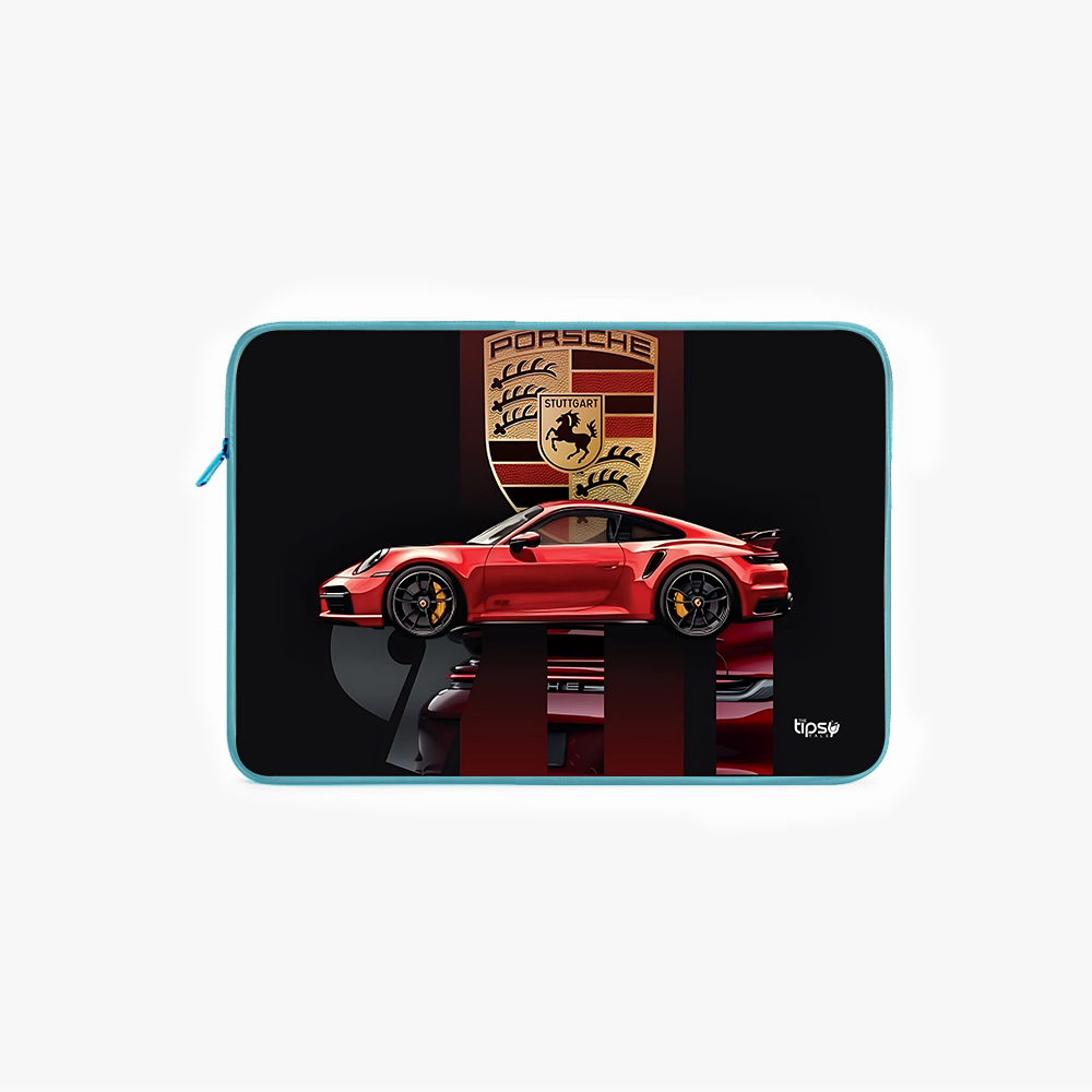 "911 RED PORSCHE" Laptop Sleeves:Bold Modern Design for Every Size