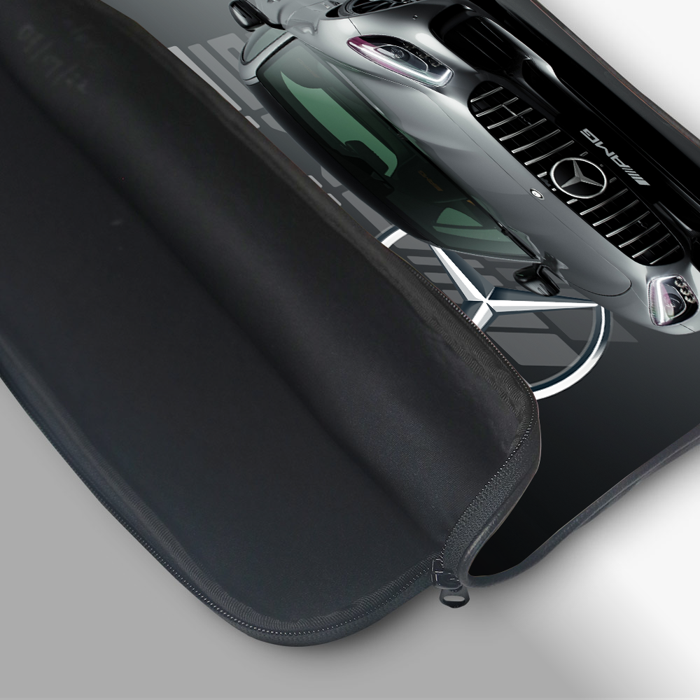 "MERCEDES- AMG GT - EXPLOSIVE POWER" Laptop Sleeves:Bold Modern Design for Every Size