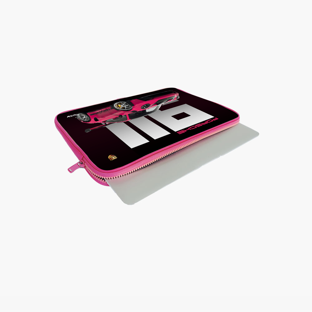 "PORSCHE GT3 - STATEMENT OF SPEED" Laptop Sleeves:Bold Modern Design for Every Size