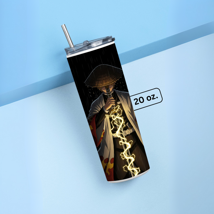 "ZENITSU AGATSUMA - ANIME" Tumbler with Metal Straw