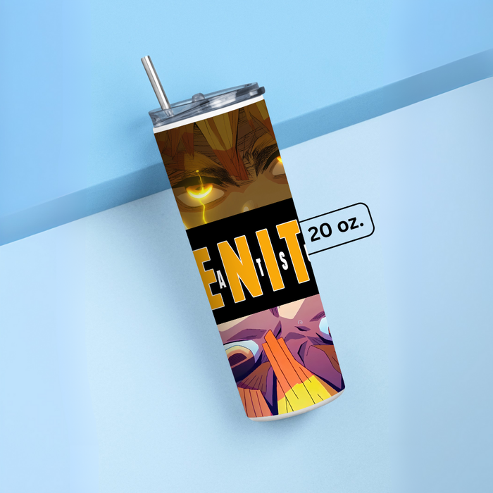 "ZENITSU AGATSUMA - DEMON SLAYER" Tumbler with Metal Straw