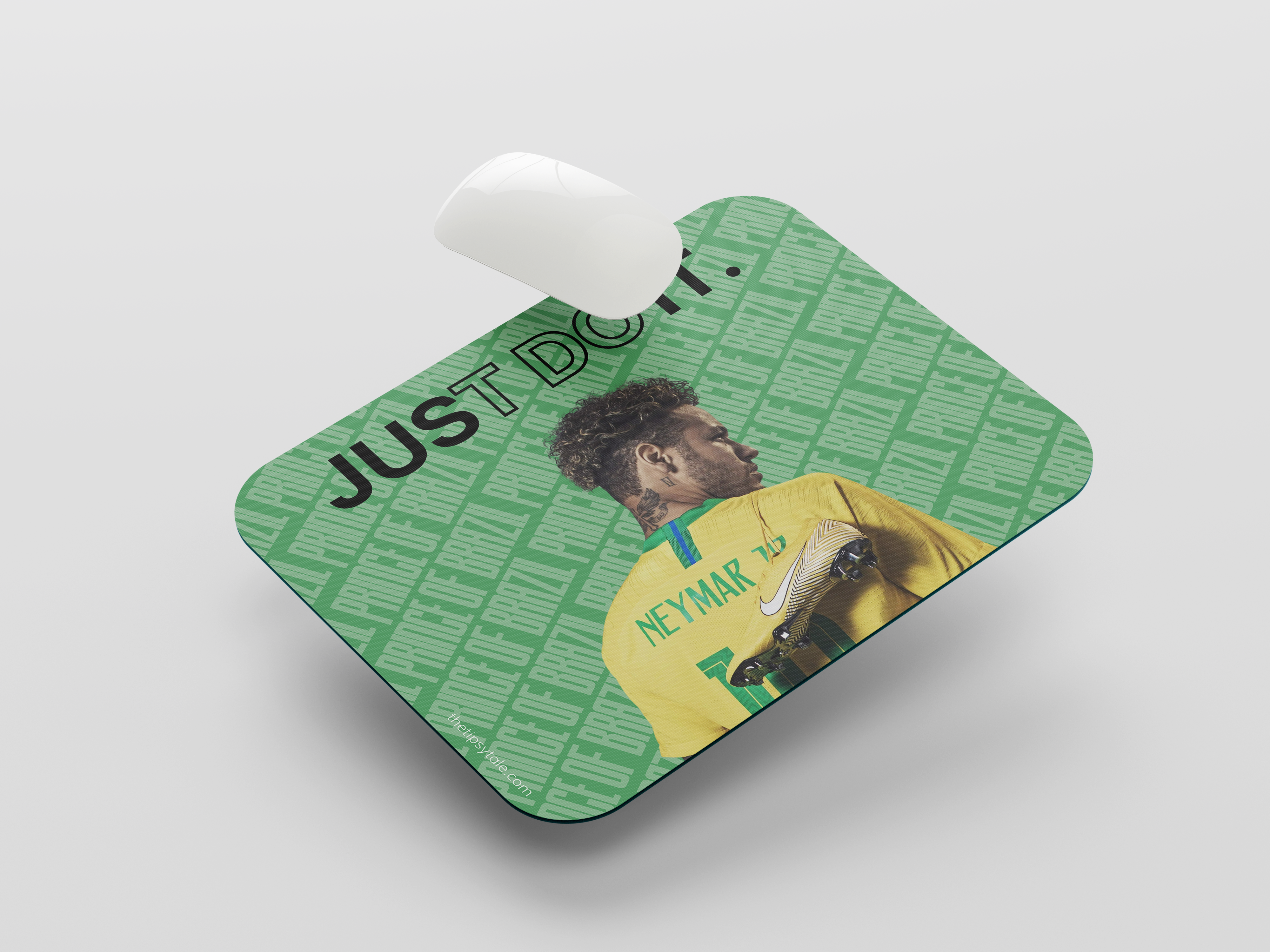 "Just Do It: Neymar" Mousepad Enhance Your Workspace with Style