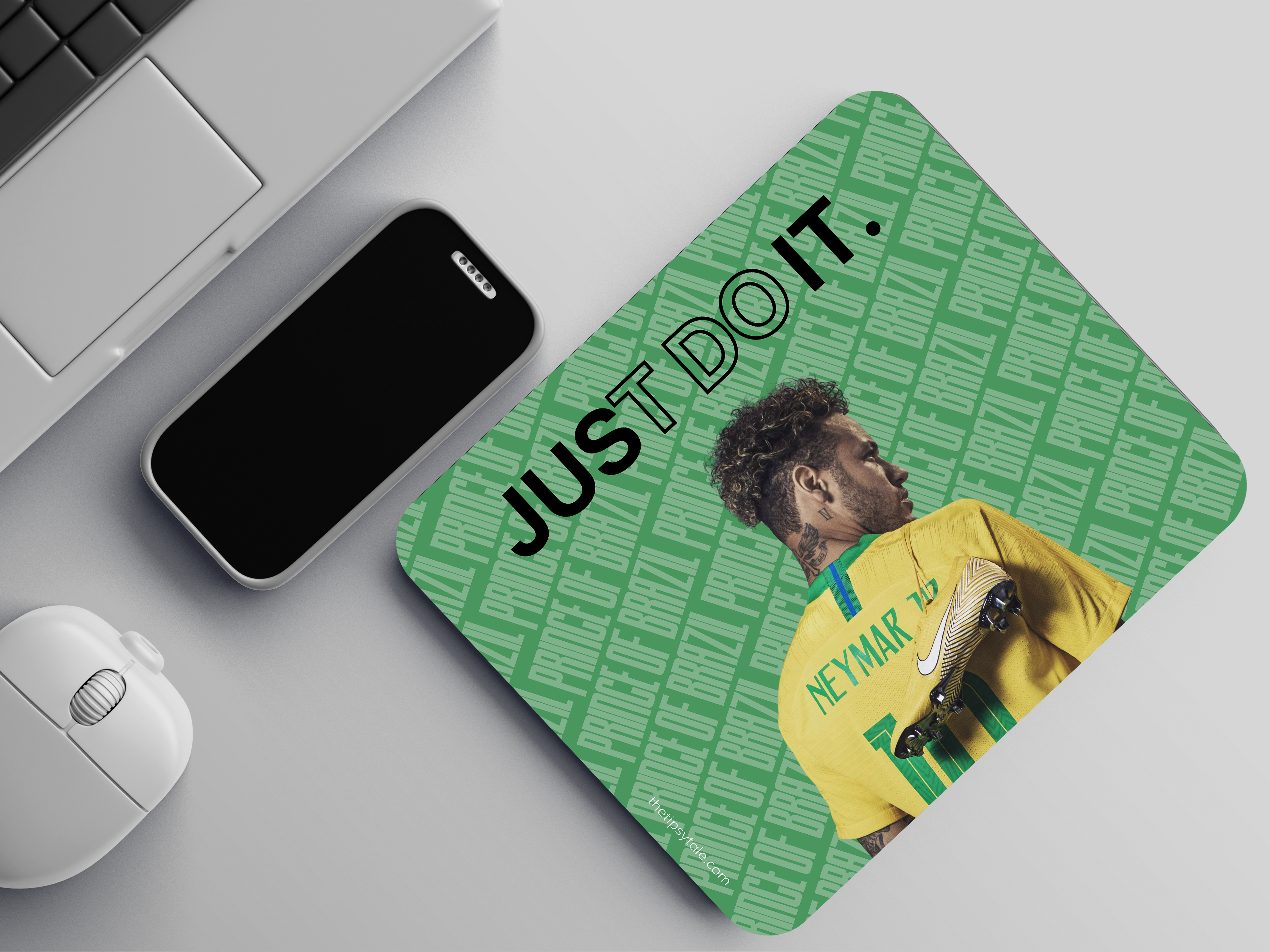 "Just Do It: Neymar" Mousepad Enhance Your Workspace with Style