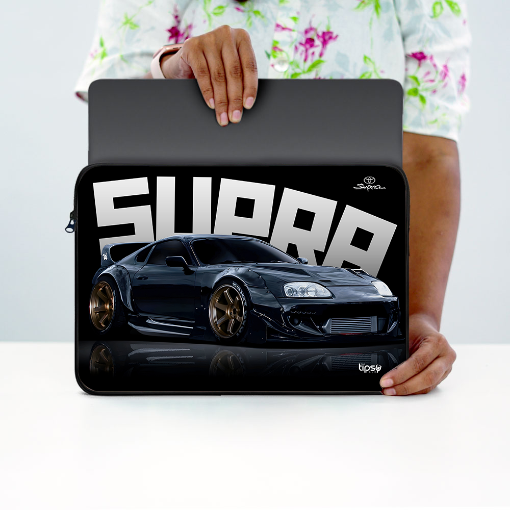 "SUPRA MK4" Laptop Sleeves:Bold Modern Design for Every Size