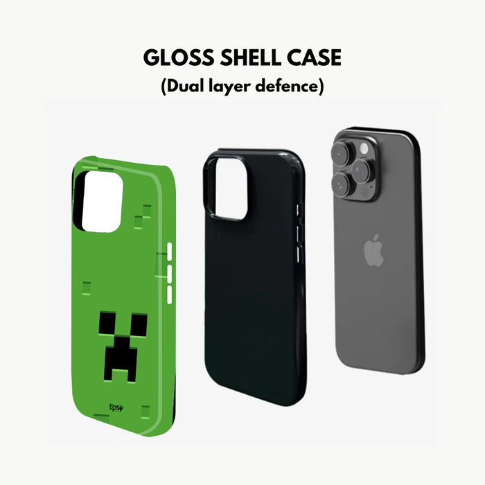 "CREEPER - MINECRAFT" -Mobile Covers Shock Resistant, Slim & Stylish Cases