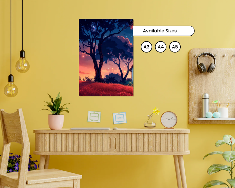 A Gift That Matches Their Energy -Nature Version-Mousepad + Coaster + Poster + Diary (COMBO)