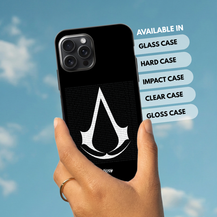 "ASSASIN CREED" -Mobile Covers Shock Resistant, Slim & Stylish Cases