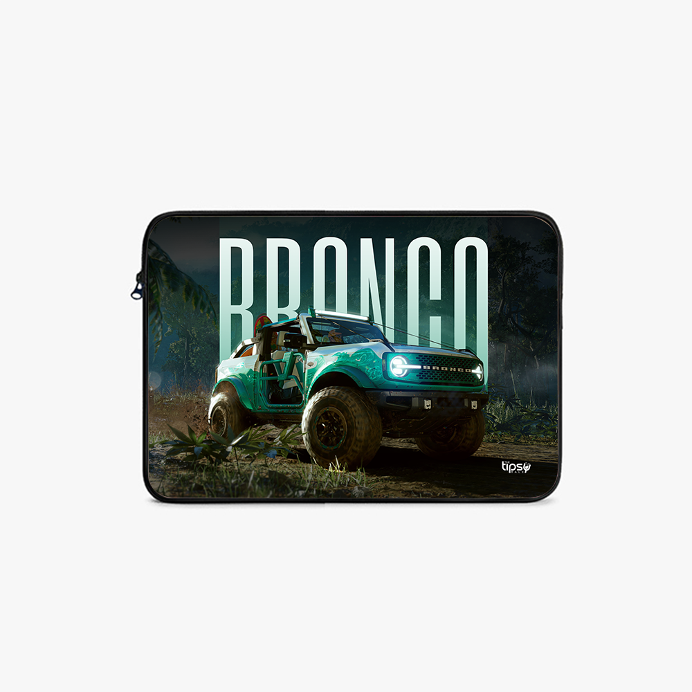 "FORD- BRONCO" Laptop Sleeves:Bold Modern Design for Every Size