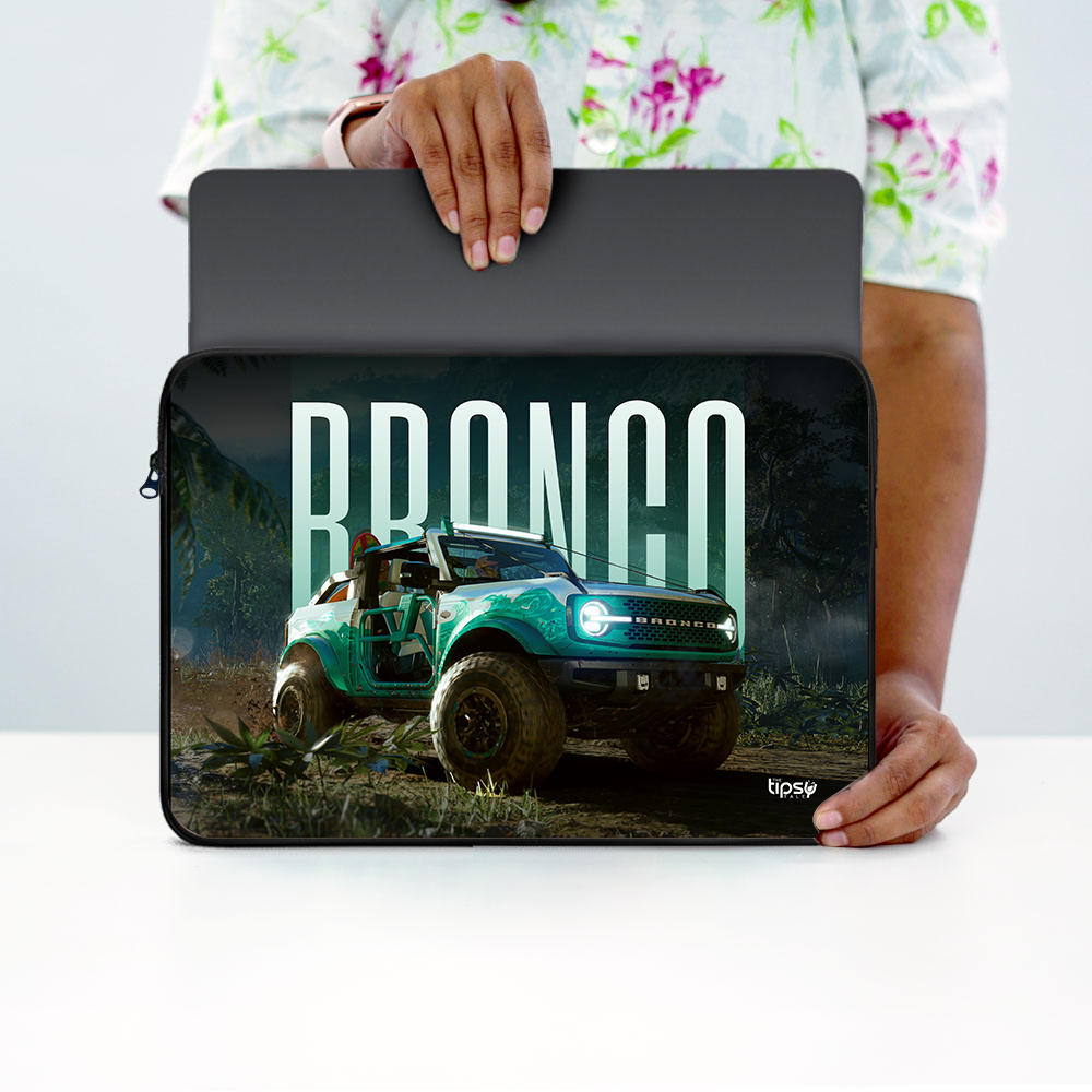 "FORD- BRONCO" Laptop Sleeves:Bold Modern Design for Every Size
