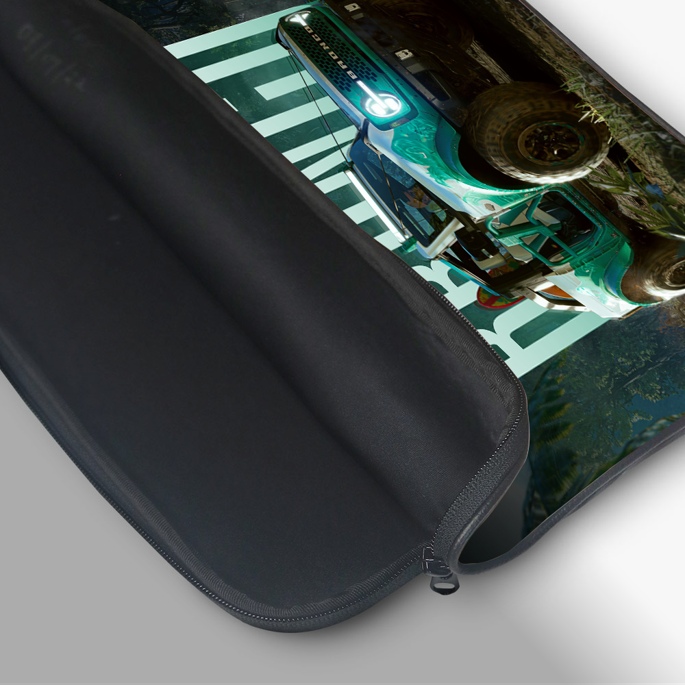 "FORD- BRONCO" Laptop Sleeves:Bold Modern Design for Every Size