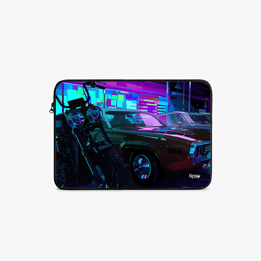 "PARKING LOT- ARTISTIC EDITION" Laptop Sleeves:Bold Modern Design for Every Size