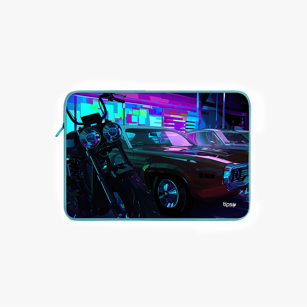 "PARKING LOT- ARTISTIC EDITION" Laptop Sleeves:Bold Modern Design for Every Size