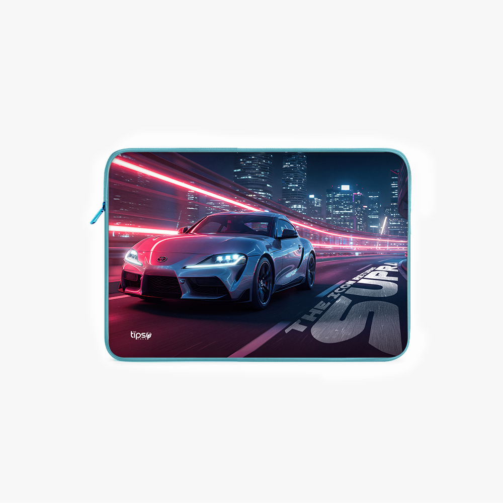 "THE ICON RETURNS - SUPRA" Laptop Sleeves:Bold Modern Design for Every Size