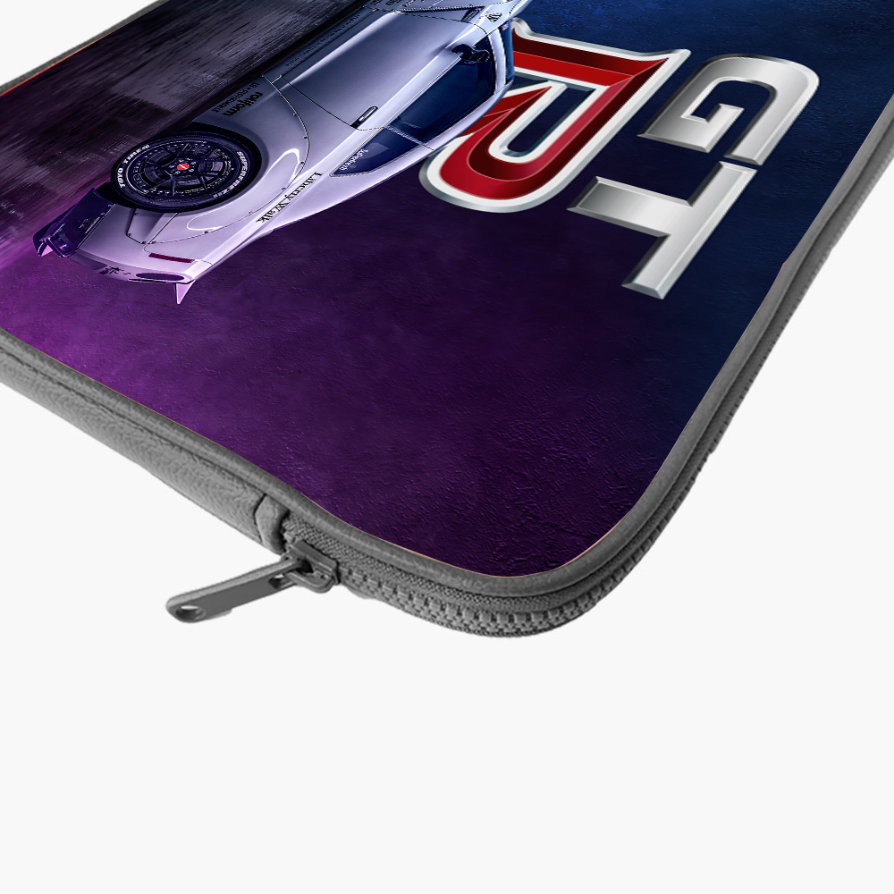 "NISSAN GT-R NEON DIGITAL ART" Laptop Sleeves:Bold Modern Design for Every Size