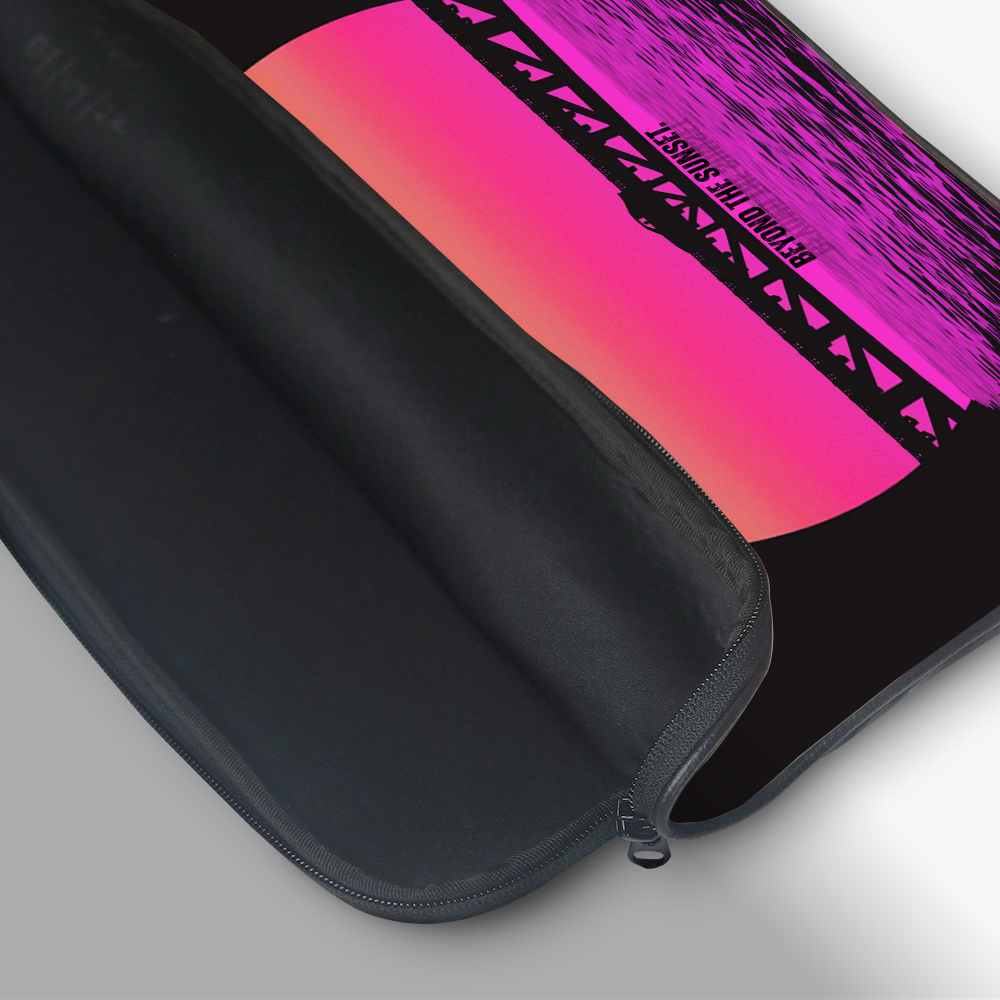 "Beyond the Sunset- CAR EDITION" Laptop Sleeves:Bold Modern Design for Every Size