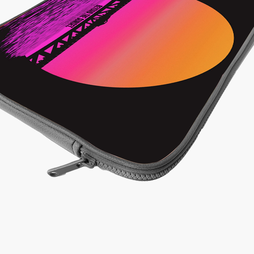 "Beyond the Sunset- CAR EDITION" Laptop Sleeves:Bold Modern Design for Every Size