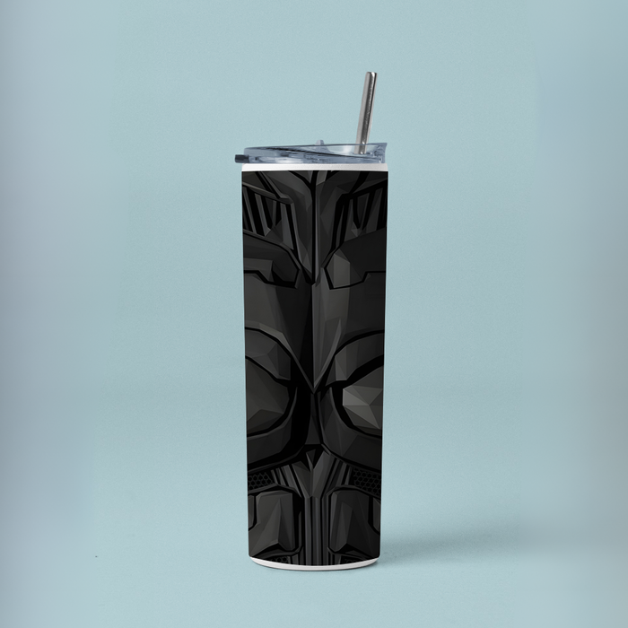 "BATMAN'S SUIT" Tumbler with Metal Straw