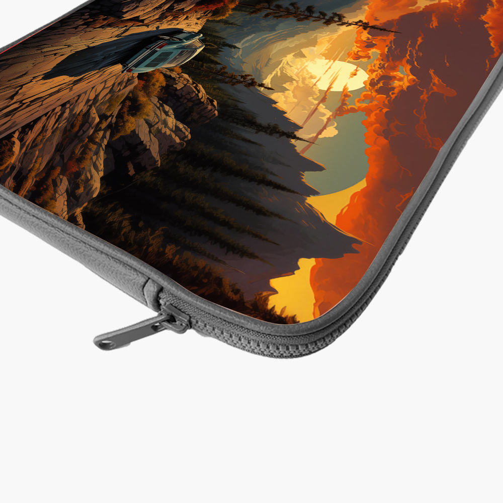 "CHASING THE SUNSET" Laptop Sleeves:Bold Modern Design for Every Size