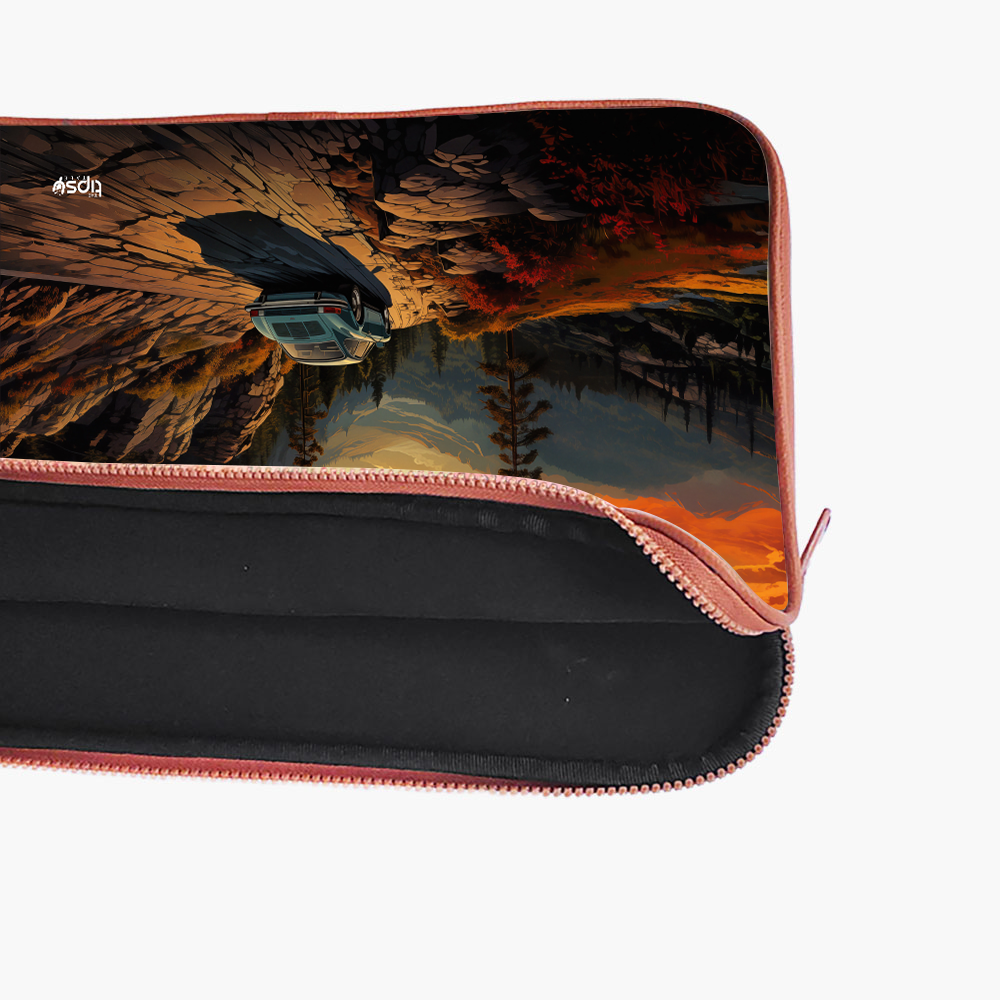 "CHASING THE SUNSET" Laptop Sleeves:Bold Modern Design for Every Size