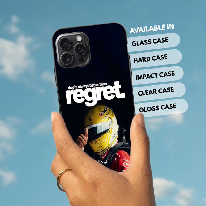 "RISK IS ALWAYS BETTER THAN REGRET" -Mobile Covers Shock Resistant, Slim & Stylish Cases