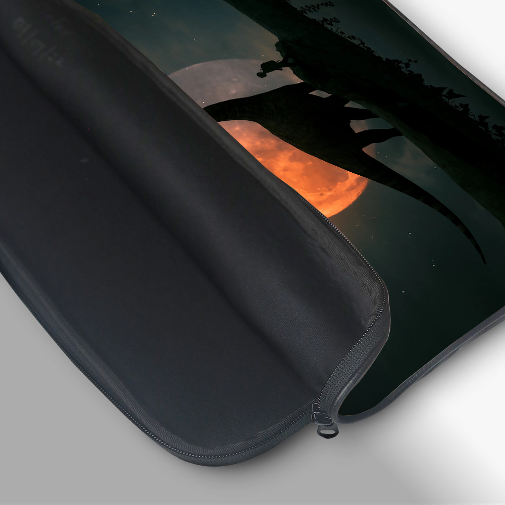 "Dinosaur Man" Laptop Sleeves:Bold Modern Design for Every Size