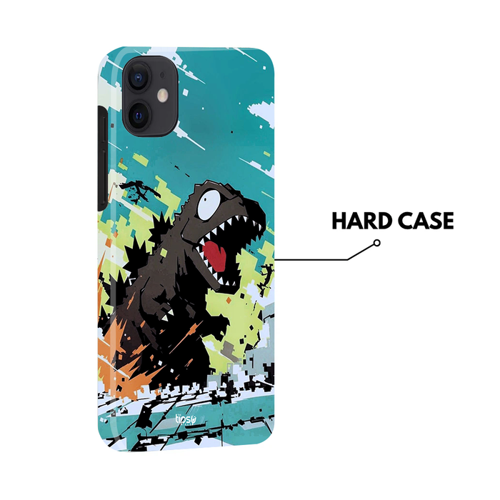 "PIXELATED DINOSAUR" -Mobile Covers Shock Resistant, Slim & Stylish Cases