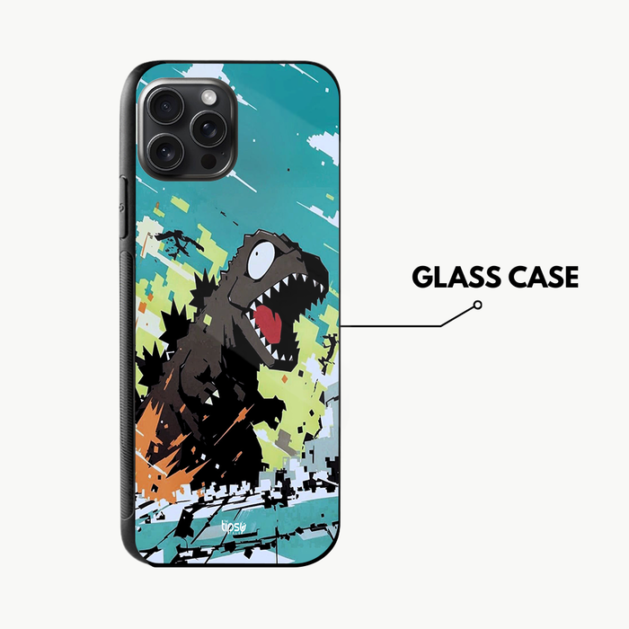 "PIXELATED DINOSAUR" -Mobile Covers Shock Resistant, Slim & Stylish Cases