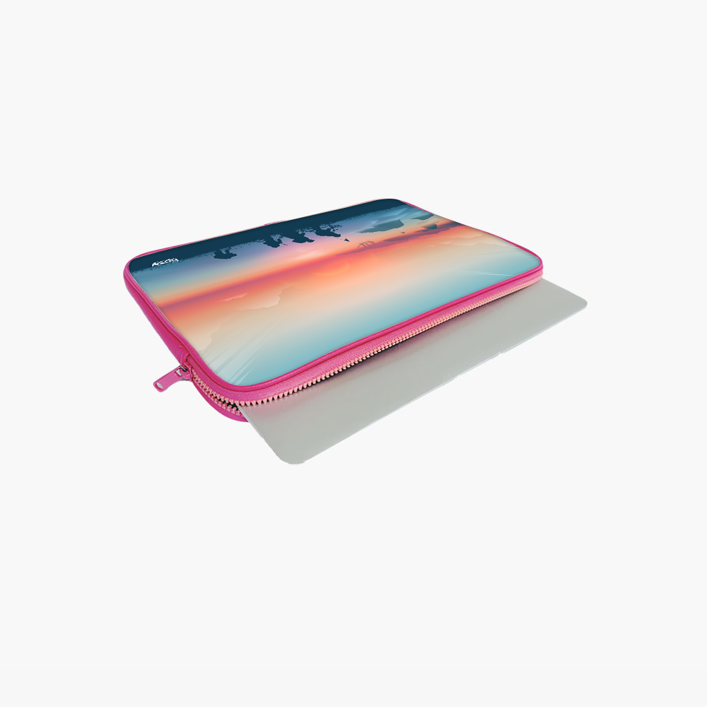 "FAMILY HIKE" Laptop Sleeves:Bold Modern Design for Every Size