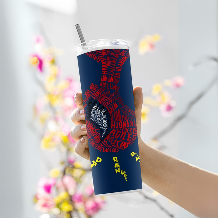 "SPIDEY SENSE" Tumbler with Metal Straw