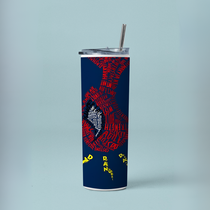 "SPIDEY SENSE" Tumbler with Metal Straw