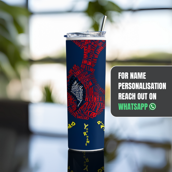 "SPIDEY SENSE" Tumbler with Metal Straw