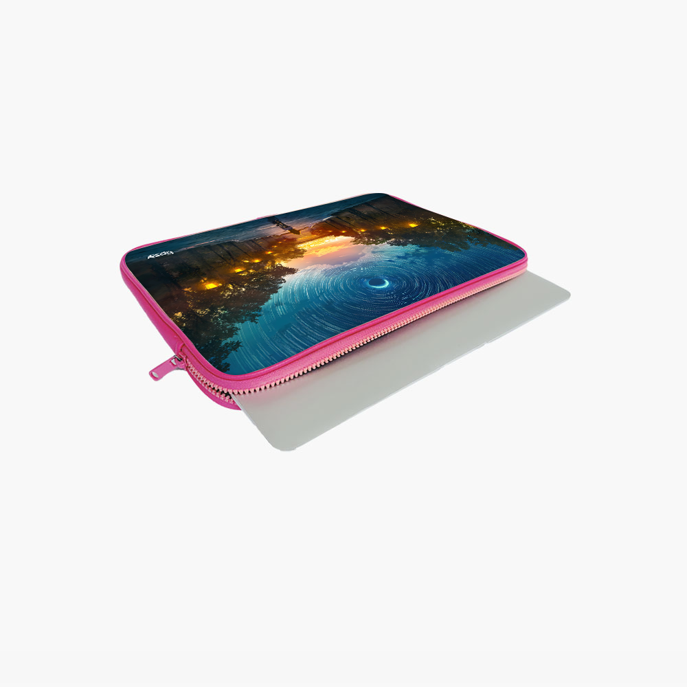"TOWARDS BEAUTIFUL VIEW" Laptop Sleeves:Bold Modern Design for Every Size