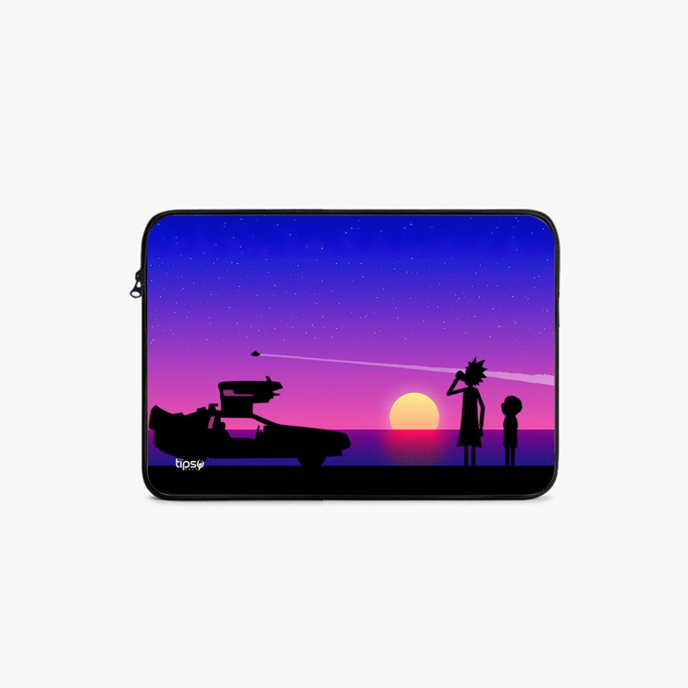 "THE FINAL PORTAL - RICK AND MORTY ENTERTAINMENT EDITION " Laptop Sleeves:Bold Modern Design for Every Size