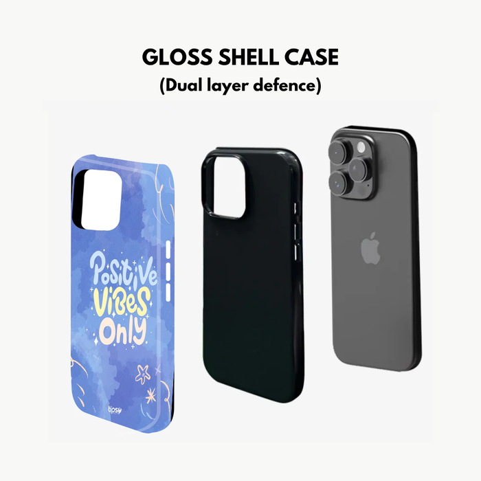 "POSITIVE VIBES ONLY" -Mobile Covers Shock Resistant, Slim & Stylish Cases