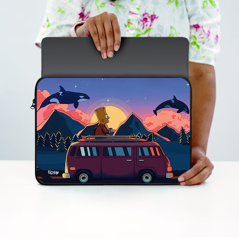 "THE SIMPSONS- ENTERTAINMENT EDITION" Laptop Sleeves:Bold Modern Design for Every Size