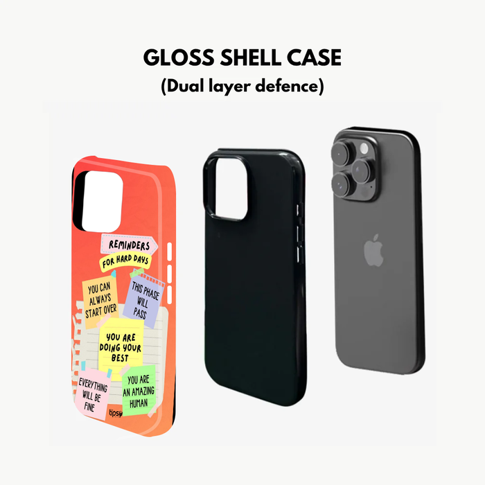 "REMINDERS FOR HARD DAYS" -Mobile Covers Shock Resistant, Slim & Stylish Cases