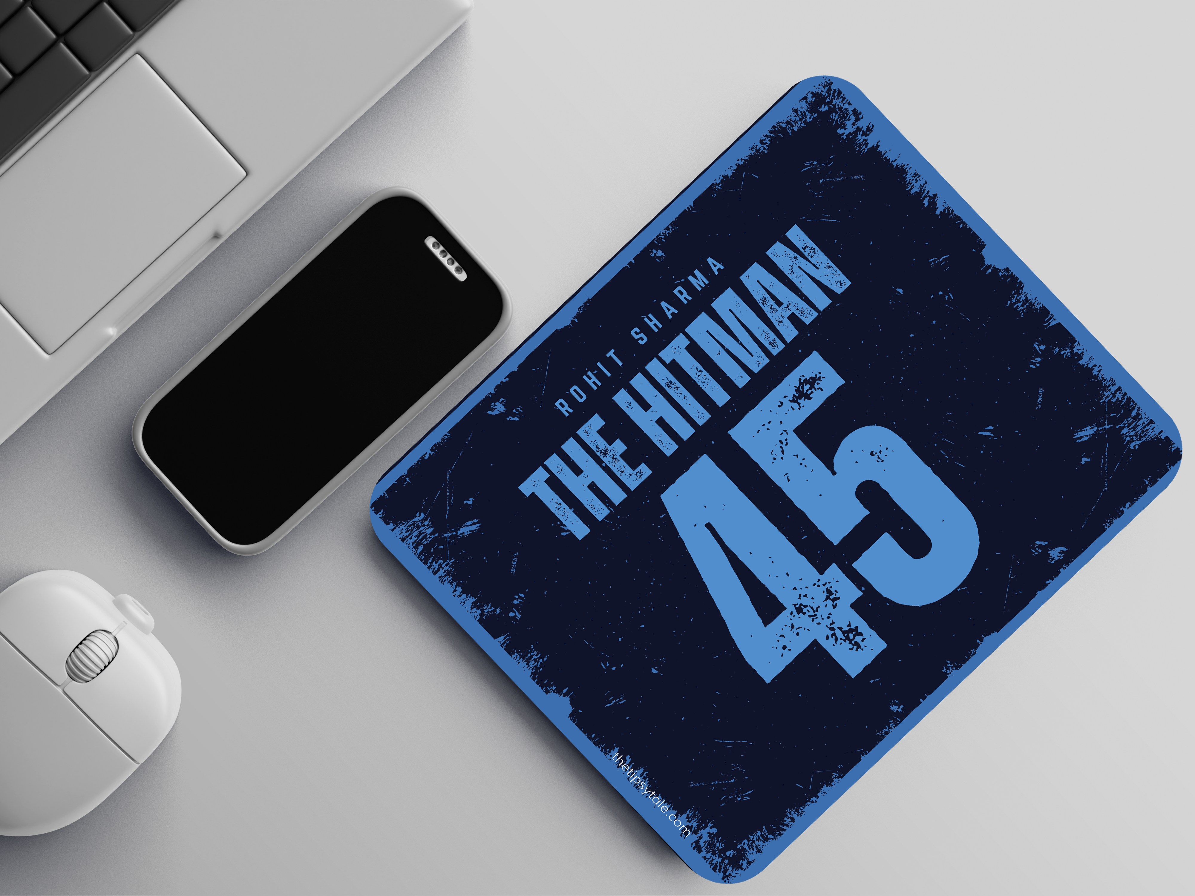 "The Hit Man #45 " Mousepad Enhance Your Workspace with Style