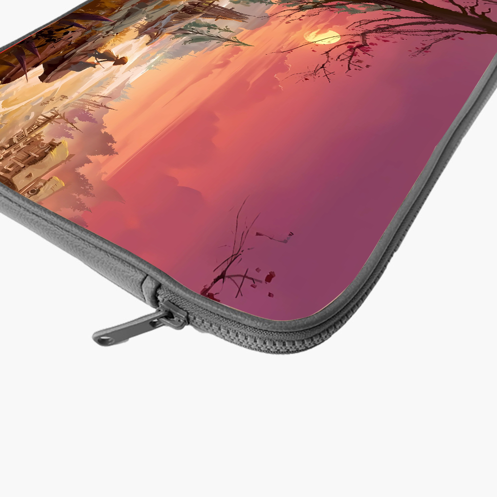 "OUTSKIRTS VIEW" Laptop Sleeves:Bold Modern Design for Every Size