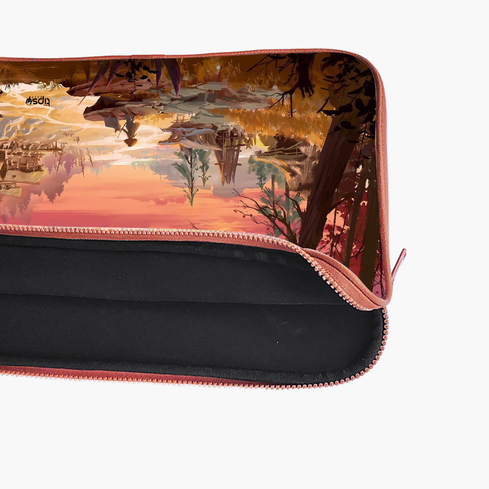 "OUTSKIRTS VIEW" Laptop Sleeves:Bold Modern Design for Every Size