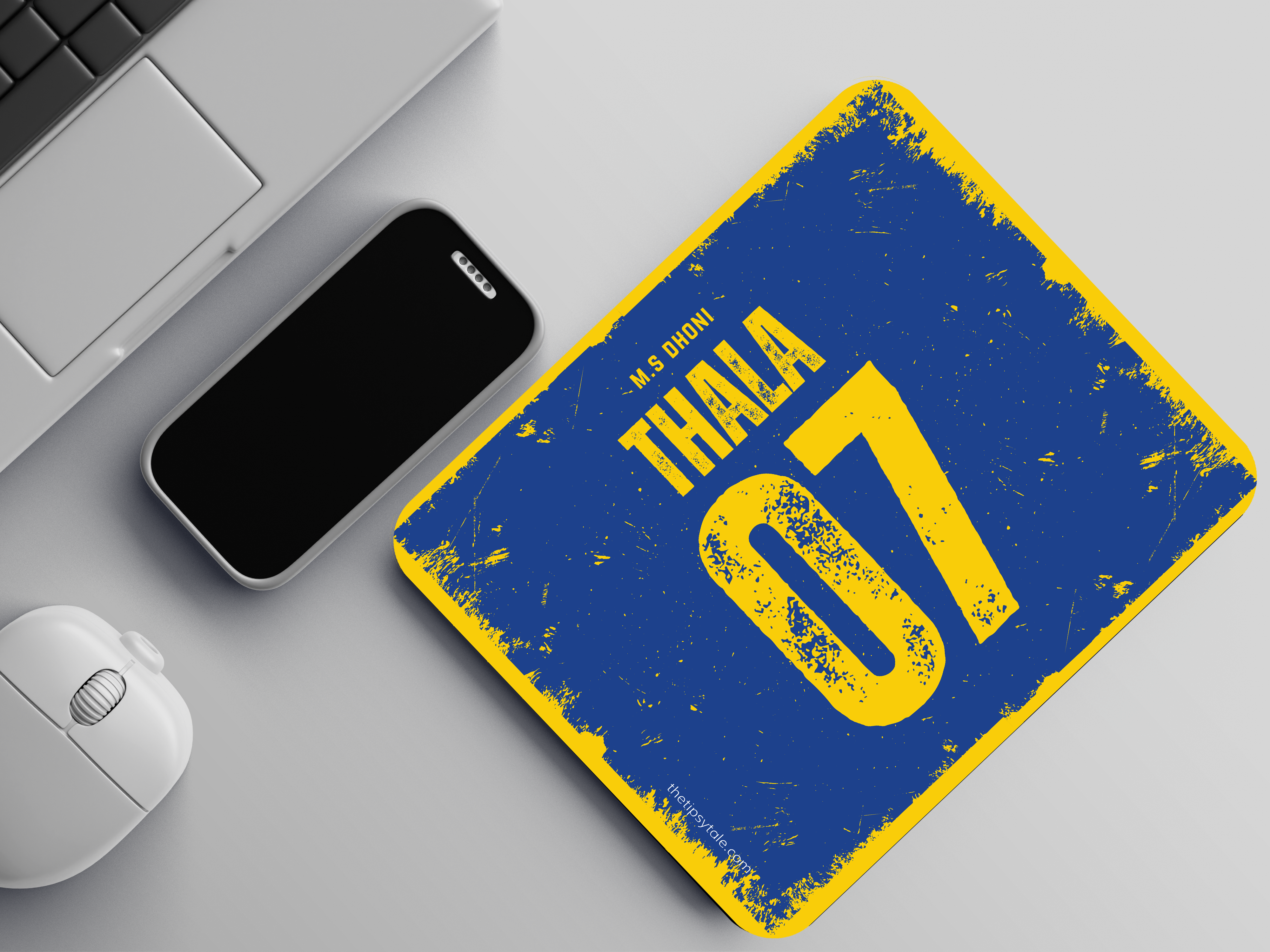 "THALA: MSD JERSEY" Mousepad Enhance Your Workspace with Style