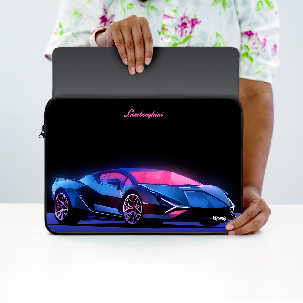 "LAMBORGHINI" Laptop Sleeves:Bold Modern Design for Every Size